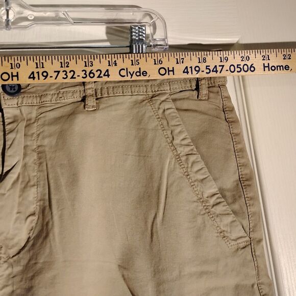 Carbon 2 Cobalt cargo shorts mens 38 khaki tan Quintessential 122121 effortlessl - Picture 3 of 7